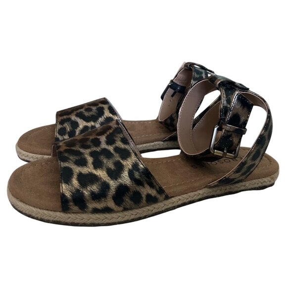 Aerosoles Women's Demarest Leopard Espadrille Sandals Size 6.5 New In Box - Picture 8 of 11